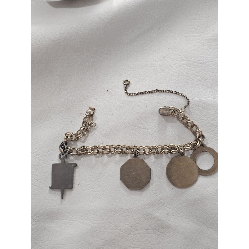 RYTHEM 12K Gold Filled Charm Bracelet Birthday Dangle Charms 7in Slide Closure - Picture 9 of 16